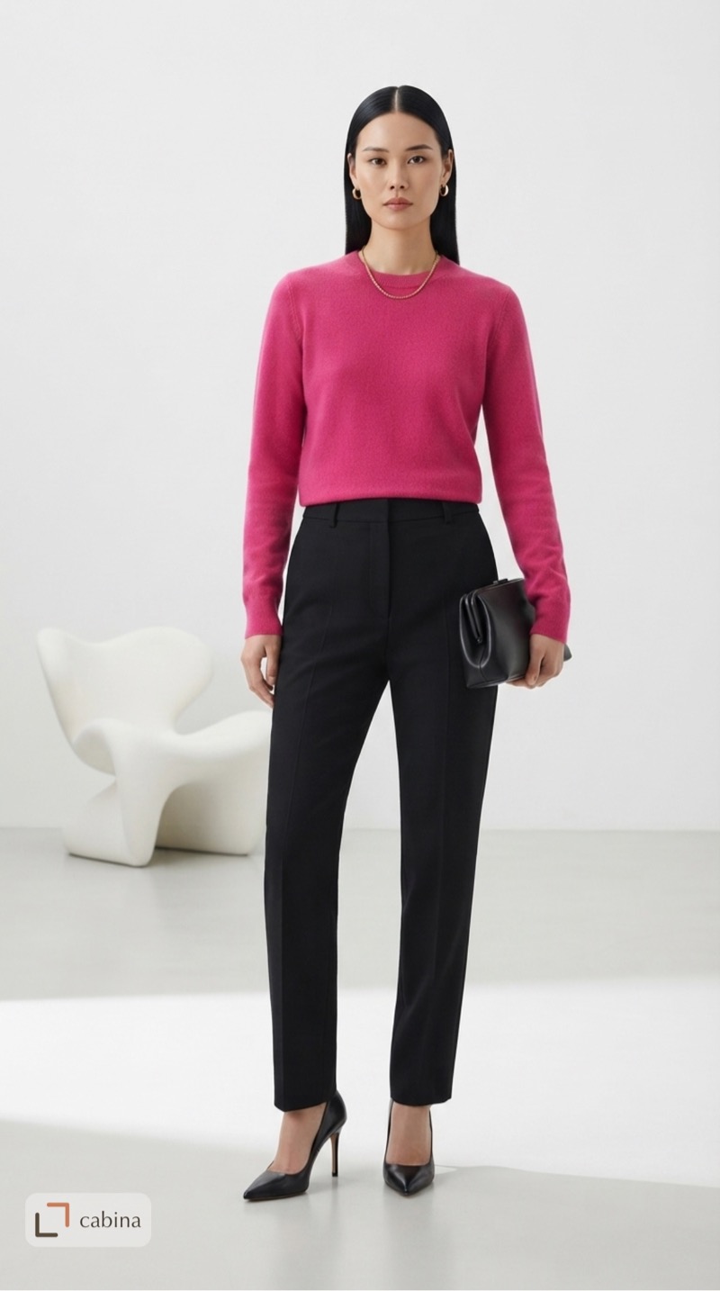 Fuchsia Pink Sweater